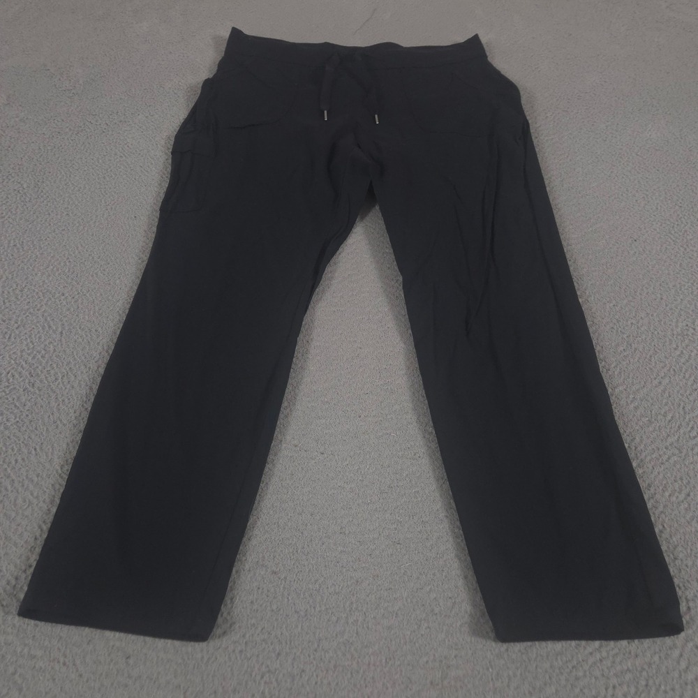 Columbia Pants Womens XL Black Climber Canyon Straight Leg Stretch Drawstring